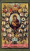 Simon Ushakov Praise to Icons of Virgin Mary of Vladimir. USA oil painting artist